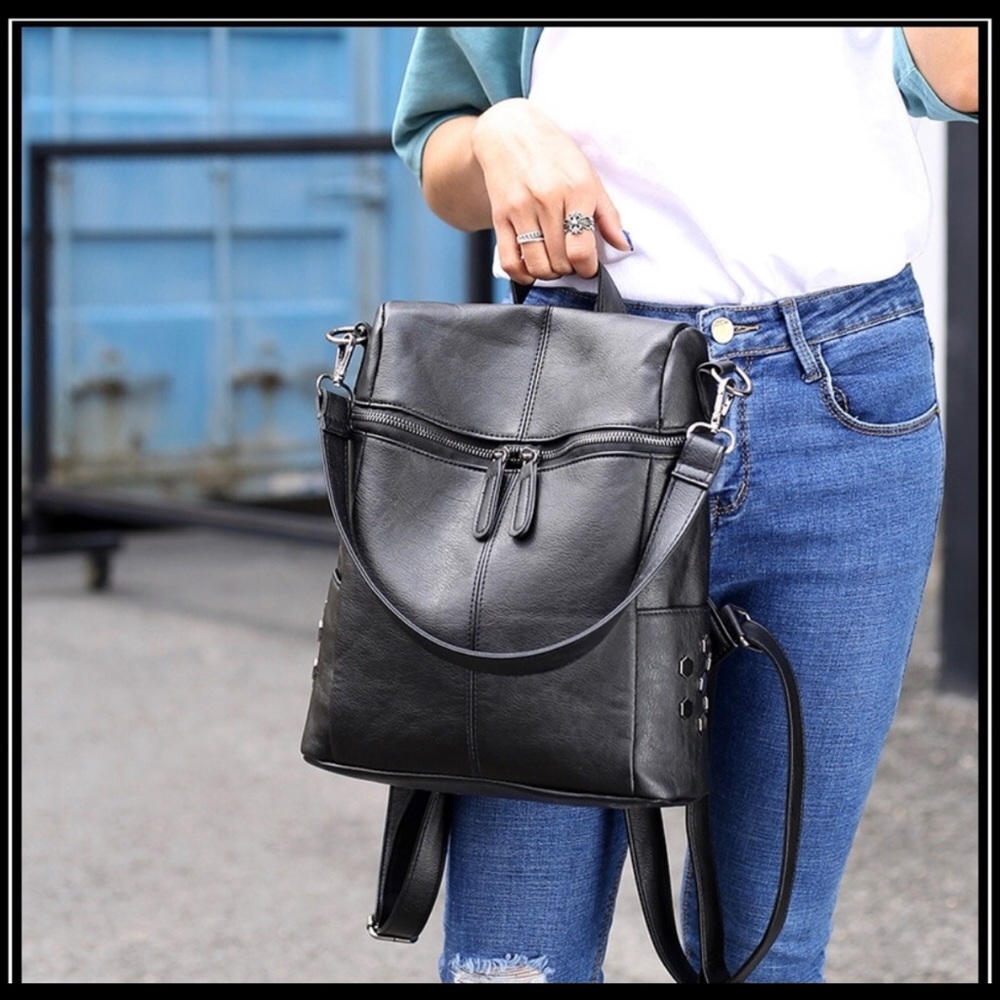 Black backpack